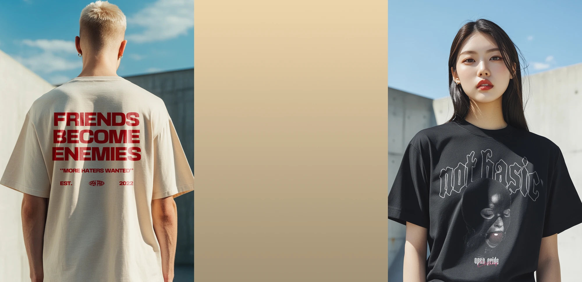 genderneutrale streetwear t-shirts