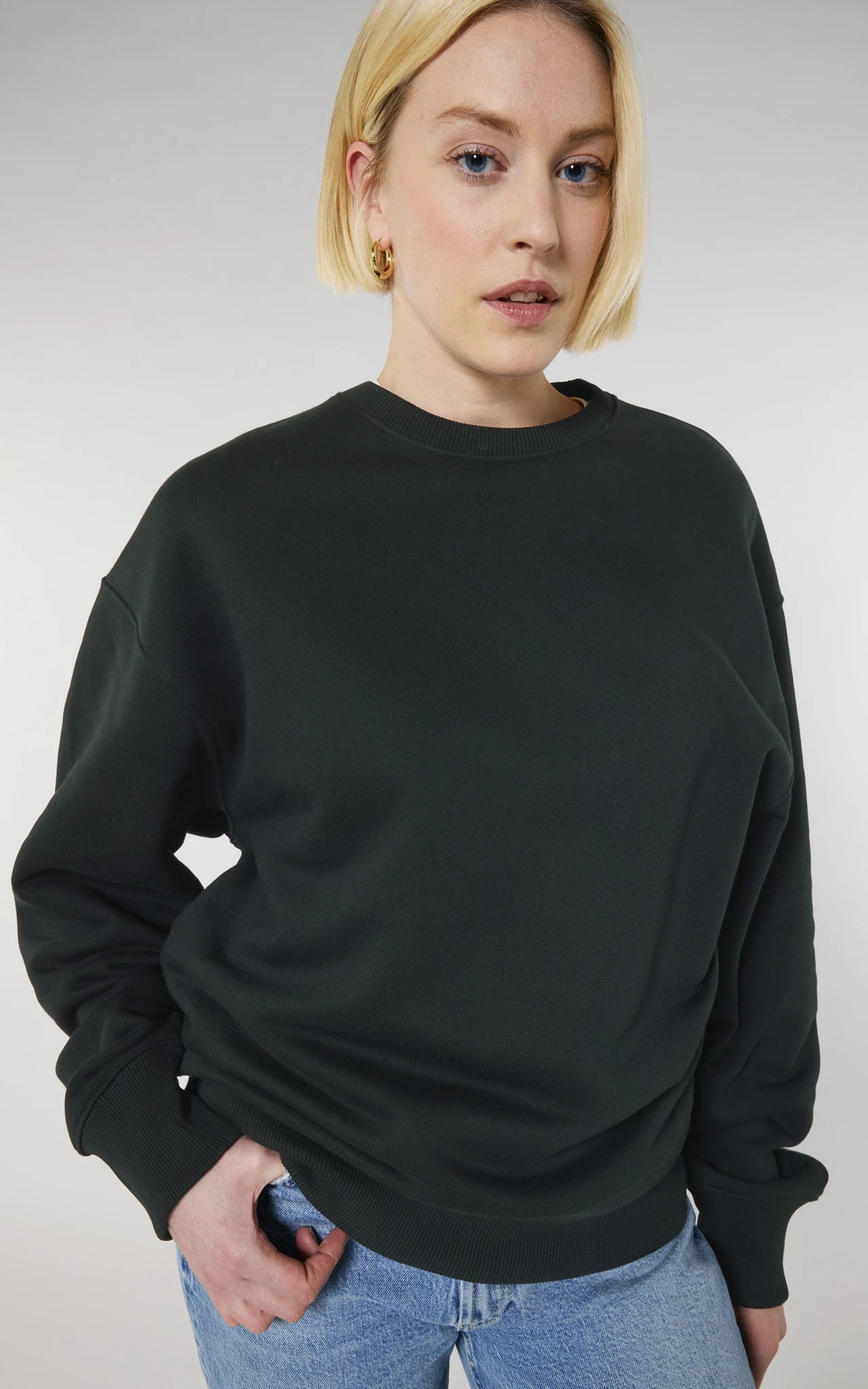 Explore-the-Unknown Crewneck Sweatshirt - Pinkes Auge im Dreieck