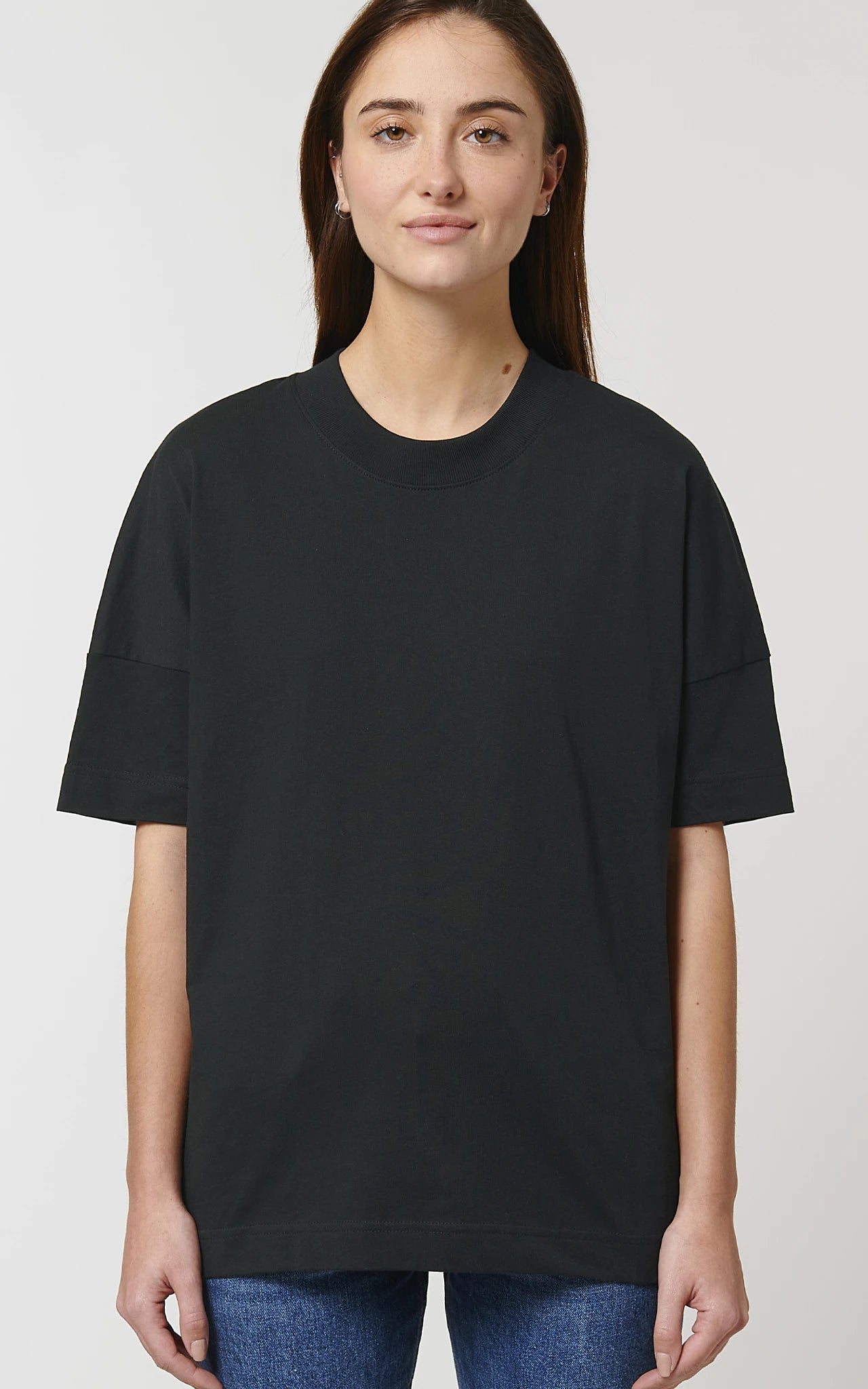 Explore the Unknown schwarzes Oversized T-Shirt - Retro Graffiti Design