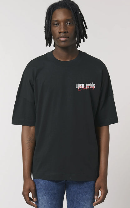 Genderneutrales Bio-Baumwolle T-Shirt für Aktivismus und Urban Style - Open Pride