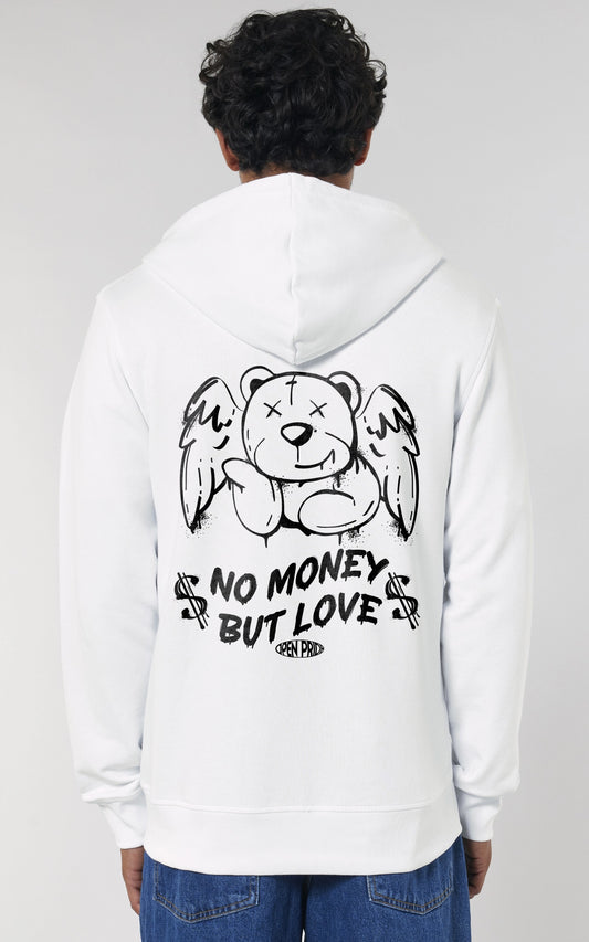 No Money but Love Backprint - Einzigartiges Design für Liebe und Urban Chic